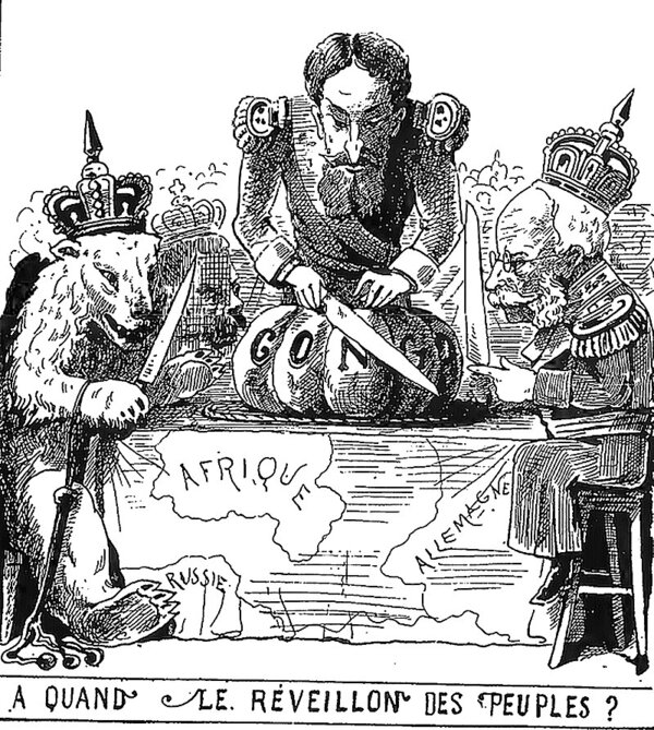 Karikatur Kongo-Konferenz