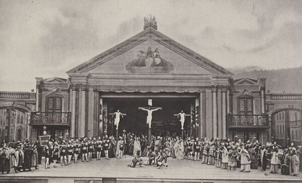 Passionsspiele in Oberammergau 1900