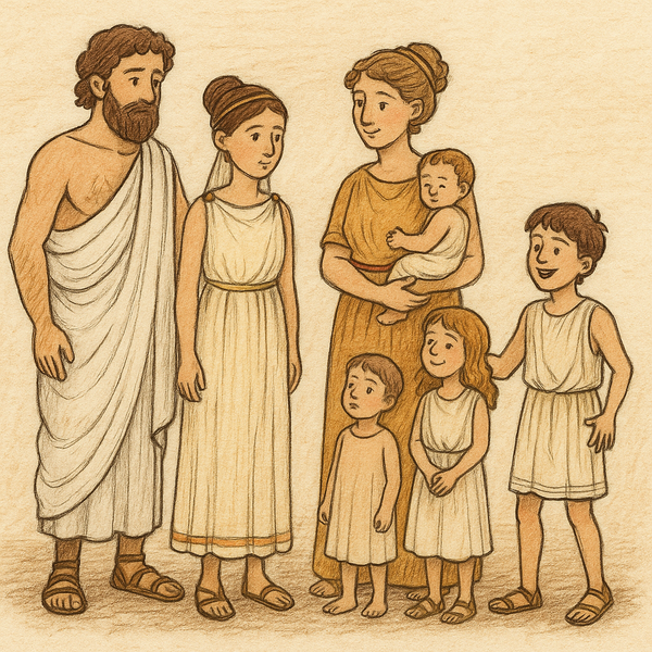 Griechische Familie