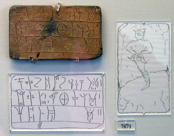 Tontafeln Linear B-Schrift