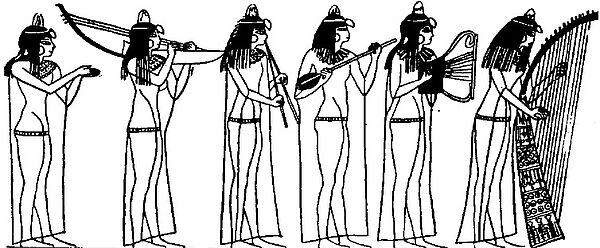 Mädchenband im Alten Ägypten