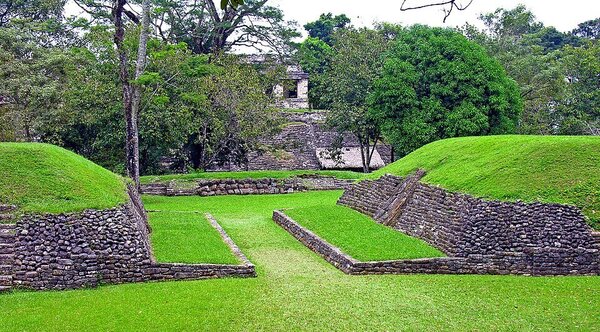 Ballspielplatz in Palenque Palenque Mexiko