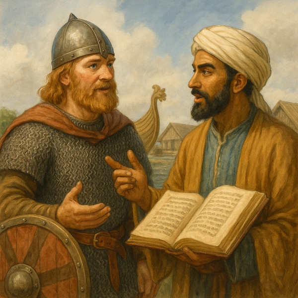 Karl Martell und ein arabischer Gelehrter - fiktiv