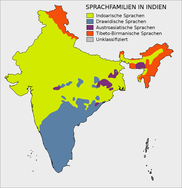 Indien Sprachen