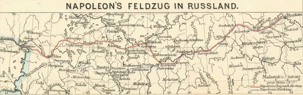 Russlandfeldzug Karte