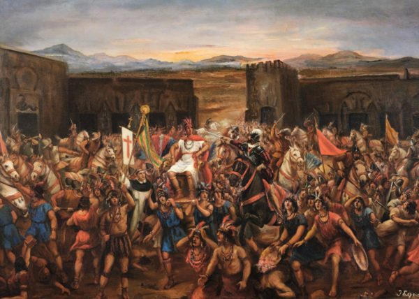 Pizarro als Eroberer