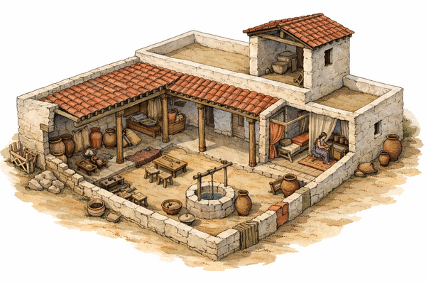 Haus im alten Griechenland