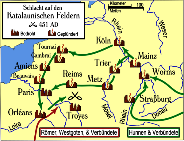 Hunnen und ihre Verbündete