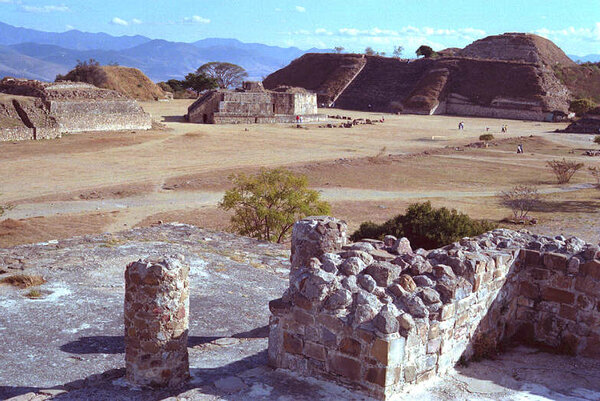 Monte Alban Hauptstadt der Zapoteken