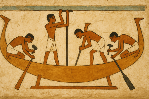 Schiffsbau, altes Ägypten