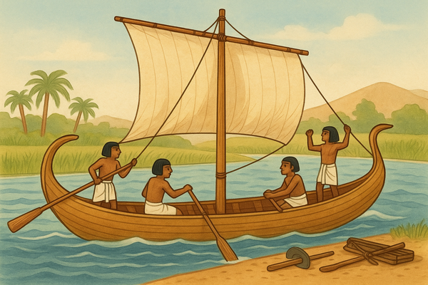 Nilschiff, Ägypten, typisch