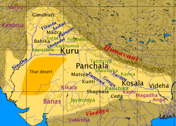 Karte Vedische Zeit