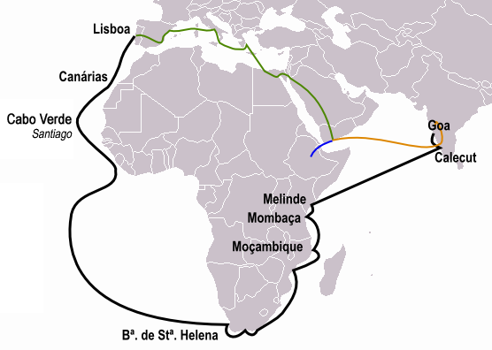 Seeweg nach Indien Vasco da Gama Seeweg nach Indien